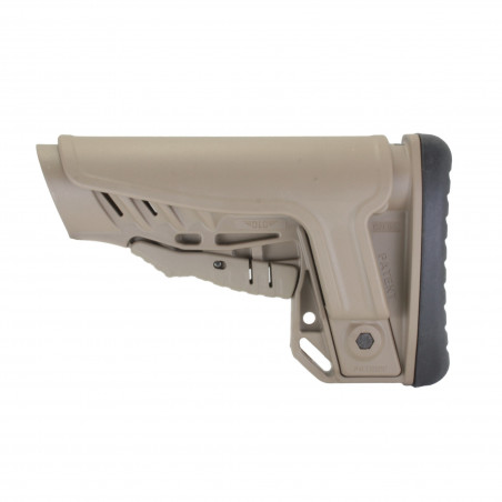 Телескопический приклад TBS Shock DLG песок com-spec Телескопический приклад TBS Shock DLG песок com-spec