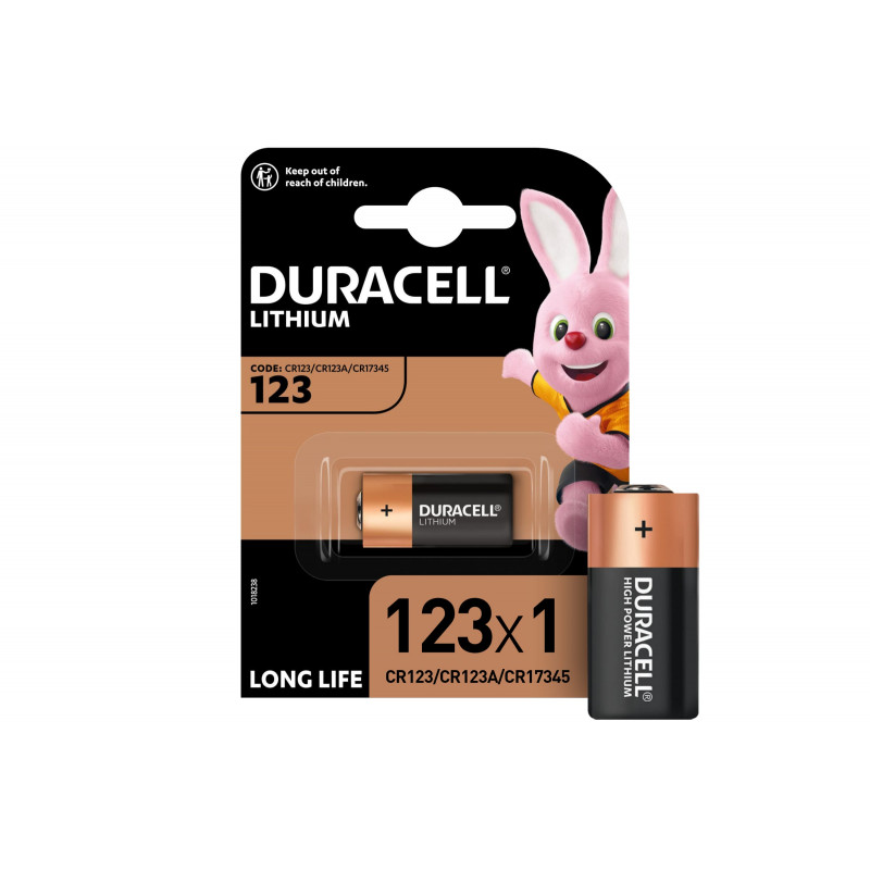 Литиевая батарейка Duracell CR123 ULTRA 3V