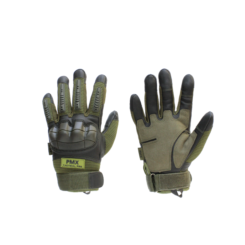 Тактические перчатки PMX-26 TACTICAL PRO зеленые