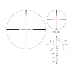 Прицел оптический March-FX 5-40x56 FML-1 FFP, подсветка