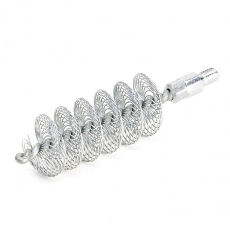 Ершик спиральный калибр .16, резьба М5 (папа), сталь