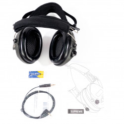 Активные защитные наушники "Supreme Pro-X" Neckband, шумоподавление (NRR) 19 dB, олива