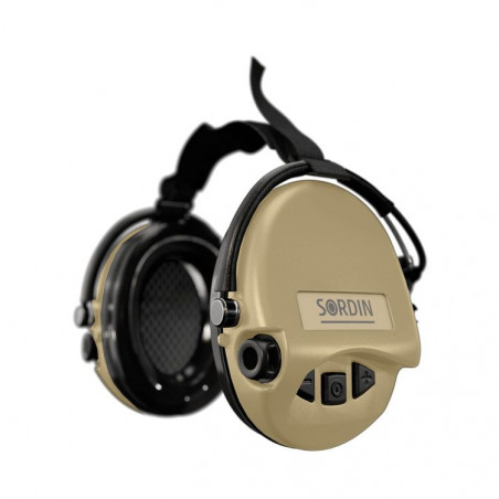 Наушники MSA Sordin Supreme MIL AUX NECKBAND цвет песочный