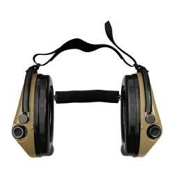 стрелковые наушники MSA Sordin Supreme MIL AUX NECKBAND цвет песочный