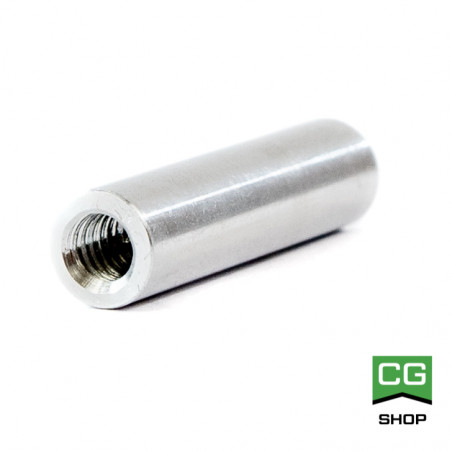 Переходник ЧИСТОGUN, дюраль, диаметр 6,4 мм, резьба 12/28 (мама) - 8/32 (мама)