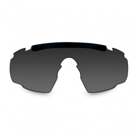 Очки защитные Wiley X Saber Advanced цвет Matte Black, линзы Clear, Grey