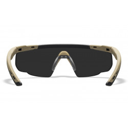 стрелковые защитные очки Wiley X Saber Advanced оправа Matte Tan, линзы серые