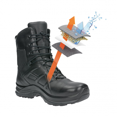 Ботинки Haix BLACK EAGLE TACTICAL 2.0 WTR GTX HIGH, BLACK, размеры 40-45