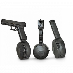 Магазин барабанного типа на 50 патронов кал 9x19 для NL9 и Glock
