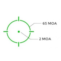 Коллиматорный прицел "HE510C-GR" точка 2 MOA, 3 марки, цвет зеленый