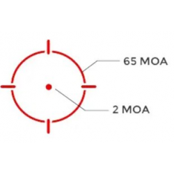 Коллиматорный прицел "HS515GM" /2 MOA, с антиблик.блендой,2 марки, цвет красный