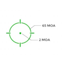 Коллиматорный прицел "SCRS GR MRS" точка 2 MOA, 3 марки, цвет зеленый