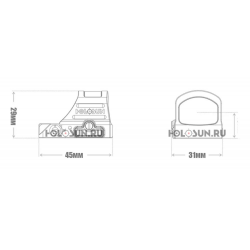 размеры HE507C-GR X2