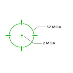 коллиматор HE507C-GR X2 суперезеленая точка 2 MOA