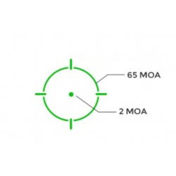 Коллиматорный прицел "AEMS Green" точка 2 MOA, 3 марки, цвет зелёный