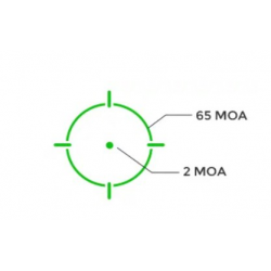 Коллиматорный прицел AEMS Green точка 2 MOA, 3 марки, цвет зелёный