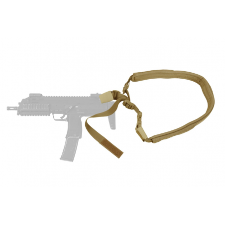 Оружейный ремень "Долг М3" одноточечный (съемный карабин) койот