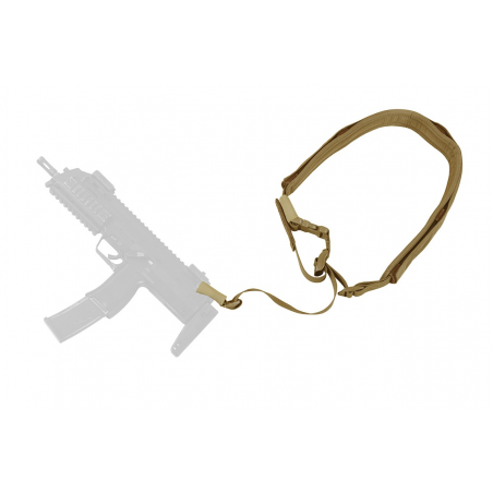 Оружейный ремень "Долг М3" одноточечный (съемный карабин) койот