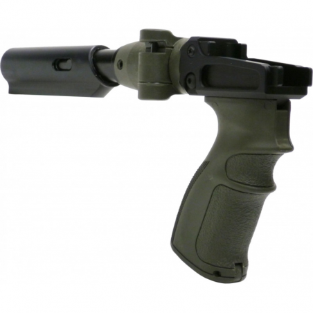 Комплект с адаптером "M4 SVD SB" и пистолетной рукояткой для СВД/Тигр, олива