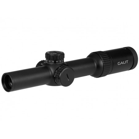 Прицел оптический Gaut Obsidian 1-8x24, сетка X2, подсветка точки