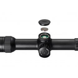 Прицел оптический Gaut Obsidian 1-8x24, сетка X2, подсветка точки