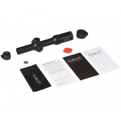 Прицел оптический Gaut Obsidian 1-8x24, сетка X2, подсветка точки