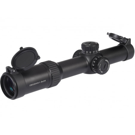 Прицел оптический Gaut Obsidian 1-8x24, сетка 62 (Half MD)