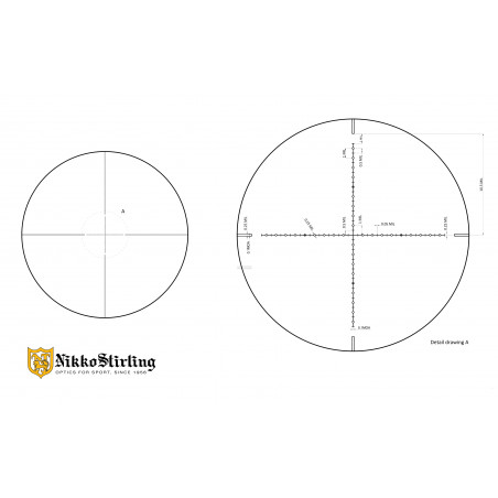 Прицел Nikko Stirling DIAMOND 10-40X56LR, сетка Skeleton HMD