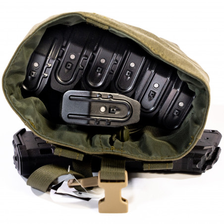 Подсумок под сброс 8 магазинов AK/AR "Tactical tailor" (без жесткой горловины), олива