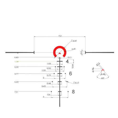 Оптический прицел Mewlite 1-6x28 FFP 34 mm IR 61001