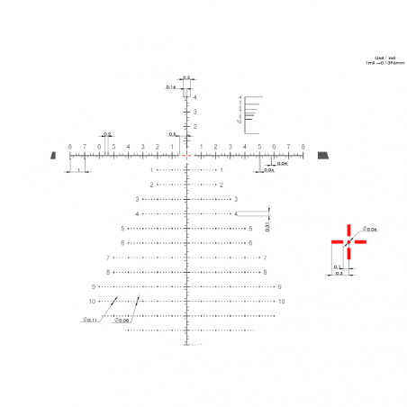 Оптический прицел Mewlite 3-18x50 FFP 34 mm IR 61002