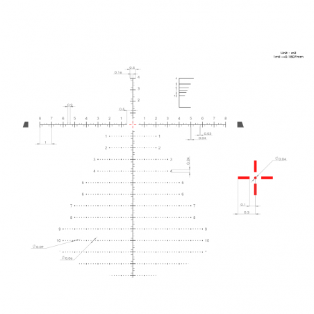 Оптический прицел Mewlite 4-24x56 FFP 34 mm IR 61003