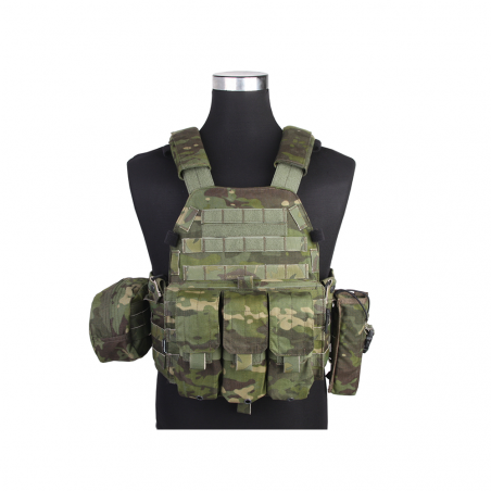 Тактический жилет с 3-мя подсумками EmersonGear LBT6094A style Plate Carrier (Multicam Tropic)