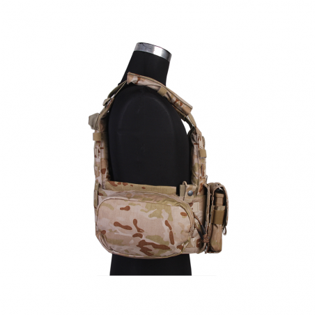 Тактический жилет с 3-мя подсумками EmersonGear LBT6094A style Plate Carrier, Multicam Arid