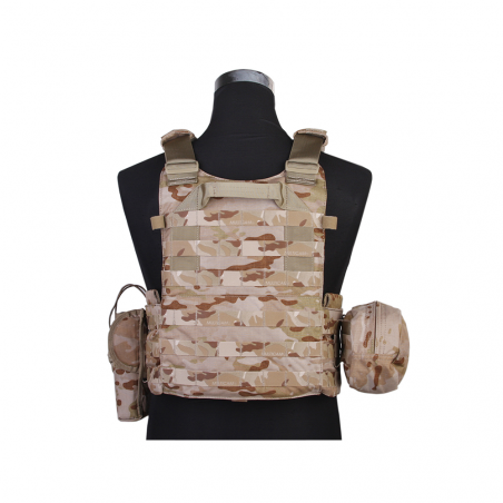 Тактический жилет с 3-мя подсумками EmersonGear LBT6094A style Plate Carrier, Multicam Arid