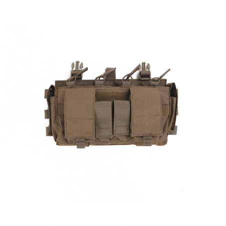 Тактический подсумок EmersonGear MF Style Gen IV Compatible Placards/RG, цвет Coyote Brown