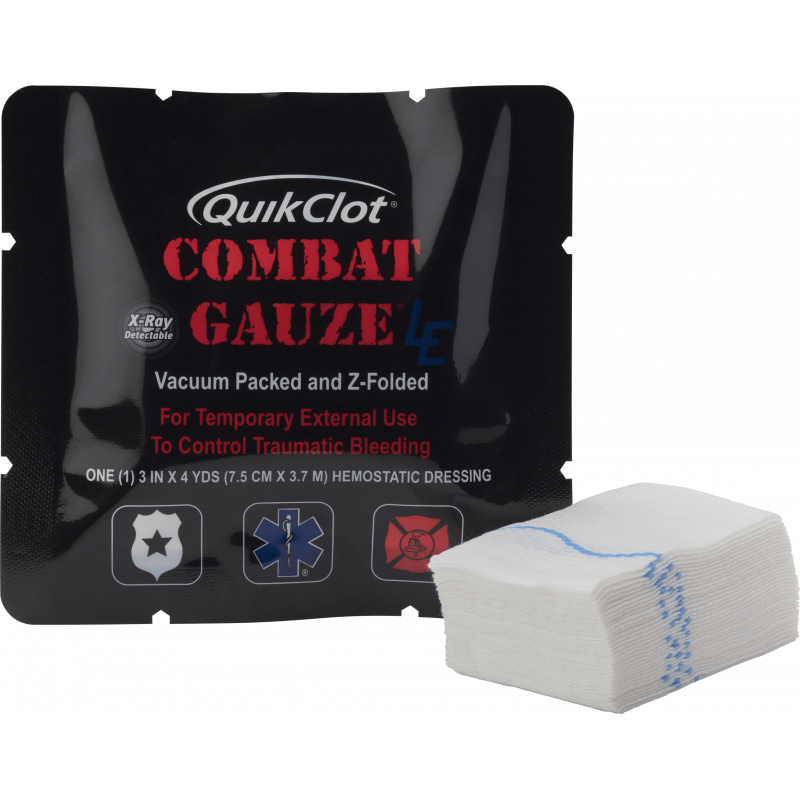 Гемостатический бинт Quikclot Combat Gauze 7,5смх3,7м