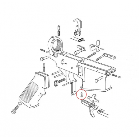 Пружина размыкателя Eemann Tech для AR-15