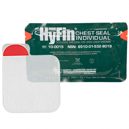 Окклюзионный пластырь HyFin Individual Occlusive Chest Seal без клапана (герметичный)