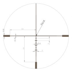 Оптический прицел Artelv CRS Fiber 1-6x24 SFP с подсветкой, 30 мм