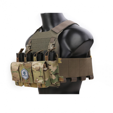 Тактический подсумок универсальный EmersonGear MF Style Quad 5.56 (цвет Multicam)