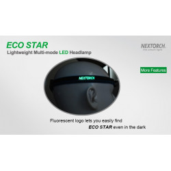 Фонарь Nextorch ECO-STAR налобный, 30 люмен, зеленый