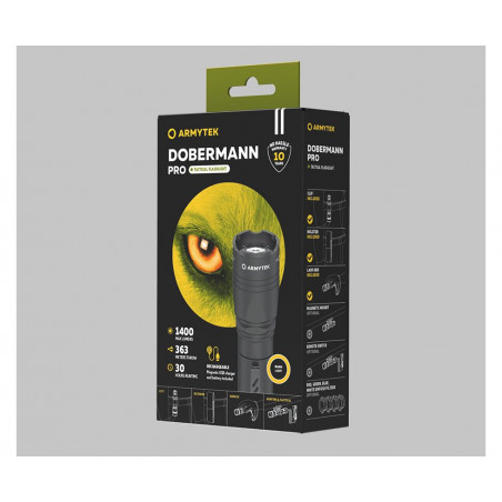 Фонарь подствольный Armytek Dobermann Pro Magnet USB XHP35 HI тёплый