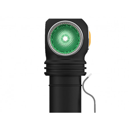Налобный фонарь Wizard C2 WG Magnet USB белый/зеленый свет, крепление на клипсу/магнит/оголовье