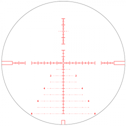Оптический прицел ARTELV LRS 5-25x56 FFP, 30mm, с подсветкой
