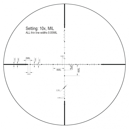 Оптический прицел Vector Optics 30мм SFP VictOptics S4 6-24x50