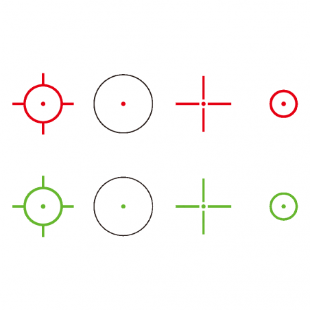 Коллиматор Vector Optics Omega 1x23x33 Four-Reticle