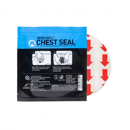 Окклюзионный (нагрудный) пластырь с клапаном Sentinel Chest Seal (США)