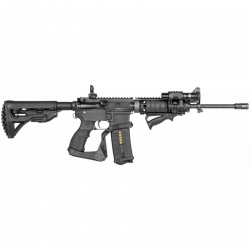 Прорезиненная рукоять-сошки "AR-Podium" Fab Defense для AR-15 без разширителя шахты