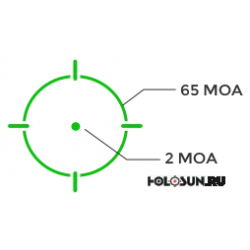 Коллиматор Holosun HE515GT, зеленая марка